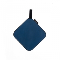 Leather Pot Holder, blue