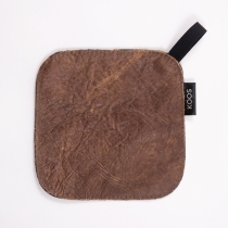 Leather Pot Holder, brown like bear