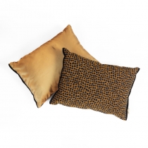 Decorative pillow Golden Dots, 35x25 cm