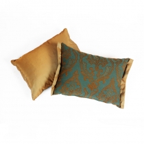 Decorative pillow Golden Ornament no2, 35x25cm