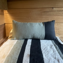 Linen Sauna Pillow, 25 x 50 cm