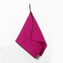 Pieni pellavapyyhe. Vaalea  fuksia